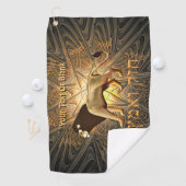 Serviette De Golf Chazak Ve'ematz (En situation)