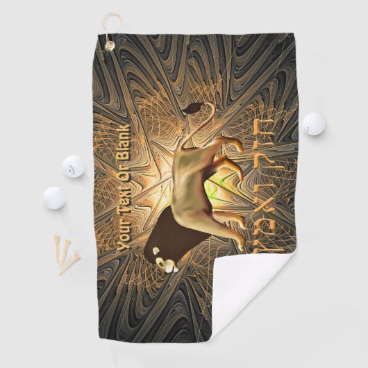 Serviette De Golf Chazak Ve'ematz (En situation)