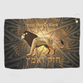 Serviette De Golf Chazak Ve'ematz (Horizontal)