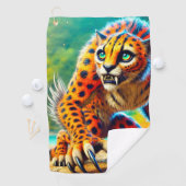 Serviette De Golf Cheetah (En situation)