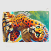 Serviette De Golf Cheetah (Horizontal)