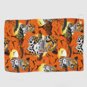 Serviette De Golf Cheetah African Feline Wild Animal (Horizontal)