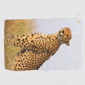 Serviette De Golf Cheetah animal sauvage Big Cat photo (Horizontal)
