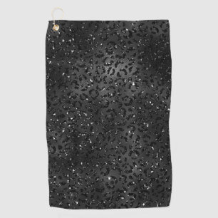 Serviette De Golf Cheetah noir léopard peau Imprimer Motif animal