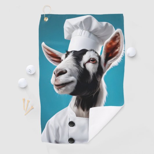Serviette De Golf Chef Goat (En situation)