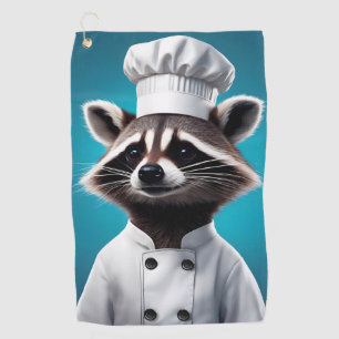 Serviette De Golf Chef Raccoon