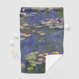 Serviette De Golf Chefs-d'œuvre de peinture de Nymphéas de Monet