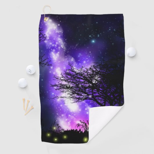 Serviette De Golf Chemin magical Milky (En situation)
