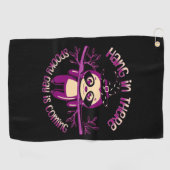 Serviette De Golf Chemise classique Halloween Sloth (ver.1) (Horizontal)