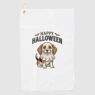 Serviette De Golf Chemise de gravure vintage de chien fantôme de Hal