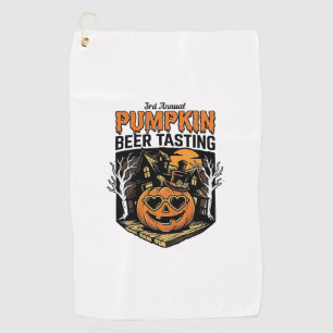 Serviette De Golf Chemise d'événement Halloween Vintage de dégustati