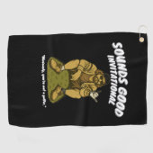 Serviette De Golf Chemise Invitational 2025 Sounds Good (Horizontal)