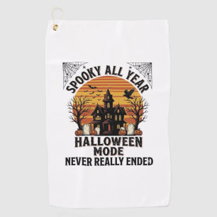 Serviette De Golf Chemise rétro Halloween pour les amateurs de saiso