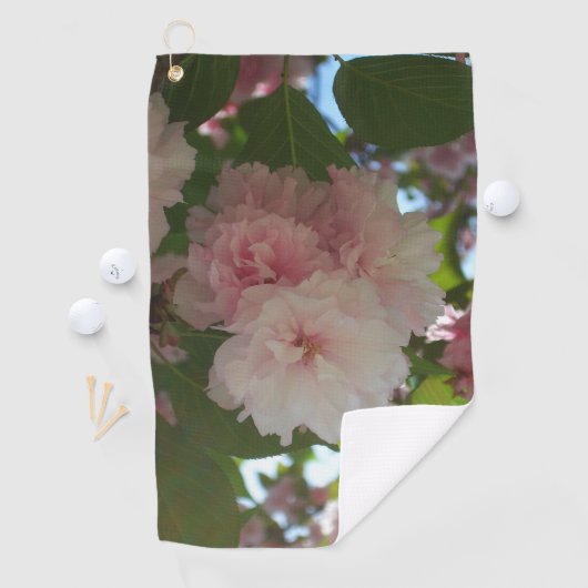 Serviette De Golf Cherry Tree I Spring Floral (En situation)