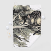 Serviette De Golf Cheshire Chat Alice Wonderland Classic (En situation)