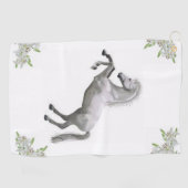 Serviette de golf Cheval Blanc Floral (Horizontal)