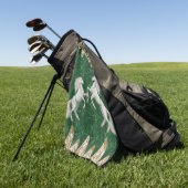 Serviette de golf Cheval Blanc Vert Beige (Vert)