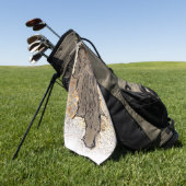 SERVIETTE DE GOLF CHEVAL BROWN (Vert)