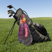 Serviette De Golf Chevaux d'art (Vert)