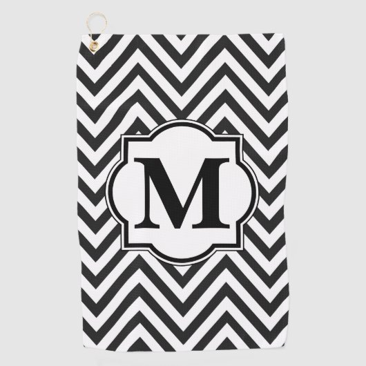 Serviette De Golf Chevron Motif (Devant)