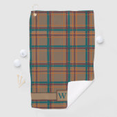 Serviette de golf chic d'automne (En situation)