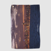 serviette de golf Chicago Skyline (Devant)