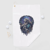 Serviette De Golf Chien Crystal Moon Forêt Enchantée_1 (En situation)