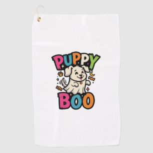 Serviette De Golf Chien de Halloween chiot Boo