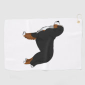 Serviette De Golf Chien de montagne bernois (Horizontal)