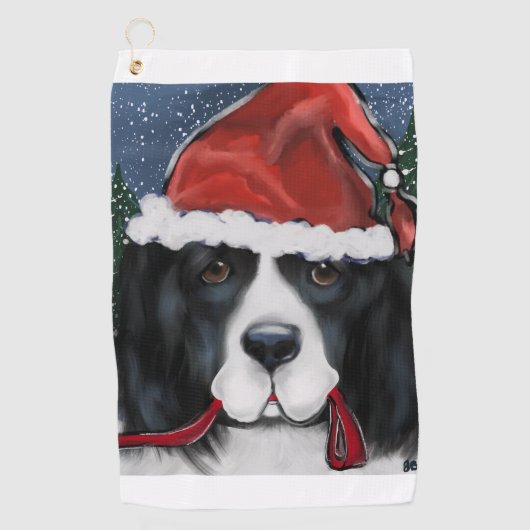 Serviette De Golf Chien de Terre-Neuve (Devant)