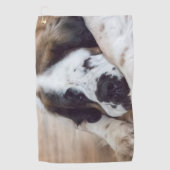 Serviette De Golf Chien du Grand Saint Bernard (Devant)
