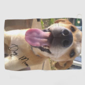 Serviette De Golf Chien Maman Custom Photo pour animal de compagnie (Horizontal)