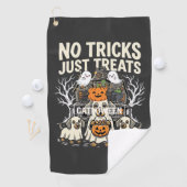Serviette De Golf Chien Mignon Halloween Pas de Farces Rien que des (En situation)
