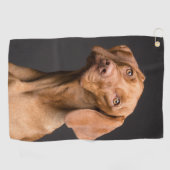 Serviette De Golf Chien sportif de Vizsla (Horizontal)