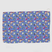 Serviette De Golf Chiens d'hiver (Horizontal)