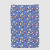 Serviette De Golf Chiens d'hiver (Devant)