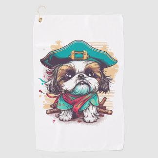 Serviette De Golf Chih Tzu Pirate
