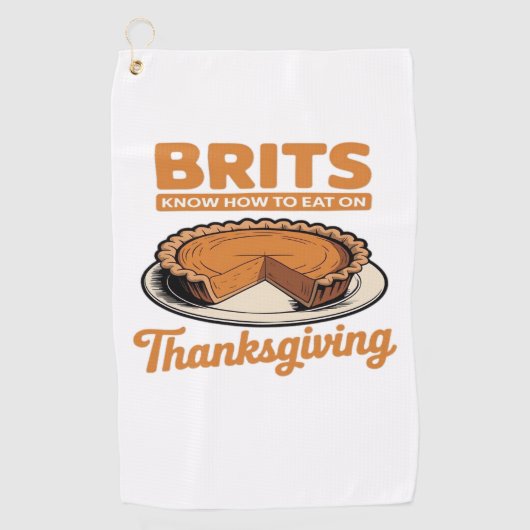 Serviette De Golf Chillin avec mes clés Thanksgiving Family Essence (Devant)