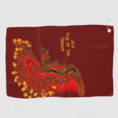 Serviette De Golf Chine Dragon, 2024 Année Du Dragon (Horizontal)