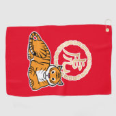Serviette De Golf Chinois lunaire Nouvel An Tiger zodiac chanceux (Horizontal)