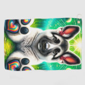 Serviette De Golf Chiot (Horizontal)