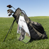 Serviette De Golf chiot de Carlin noir (Vert)