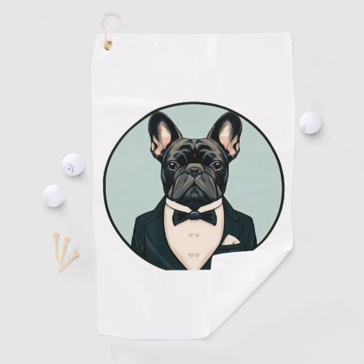 Serviette De Golf Chippon français (En situation)