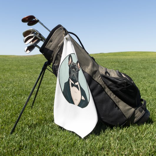 Serviette De Golf Chippon français (Vert)