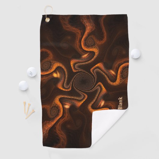 Serviette De Golf Chocolat mexicain (En situation)