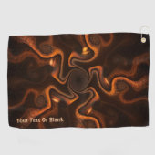 Serviette De Golf Chocolat mexicain (Horizontal)