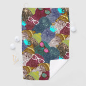 Serviette De Golf Chouette dans la couronne (En situation)