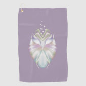 Serviette De Golf Chouette Oracle Pastel Purple (Devant)