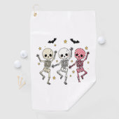 Serviette De Golf Chouette poupée d'Halloween mignonne (En situation)