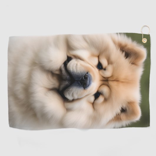 Serviette De Golf Chow Chow (Horizontal)